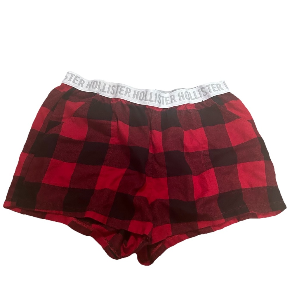 Hollister Red and Black Sleep Shorts